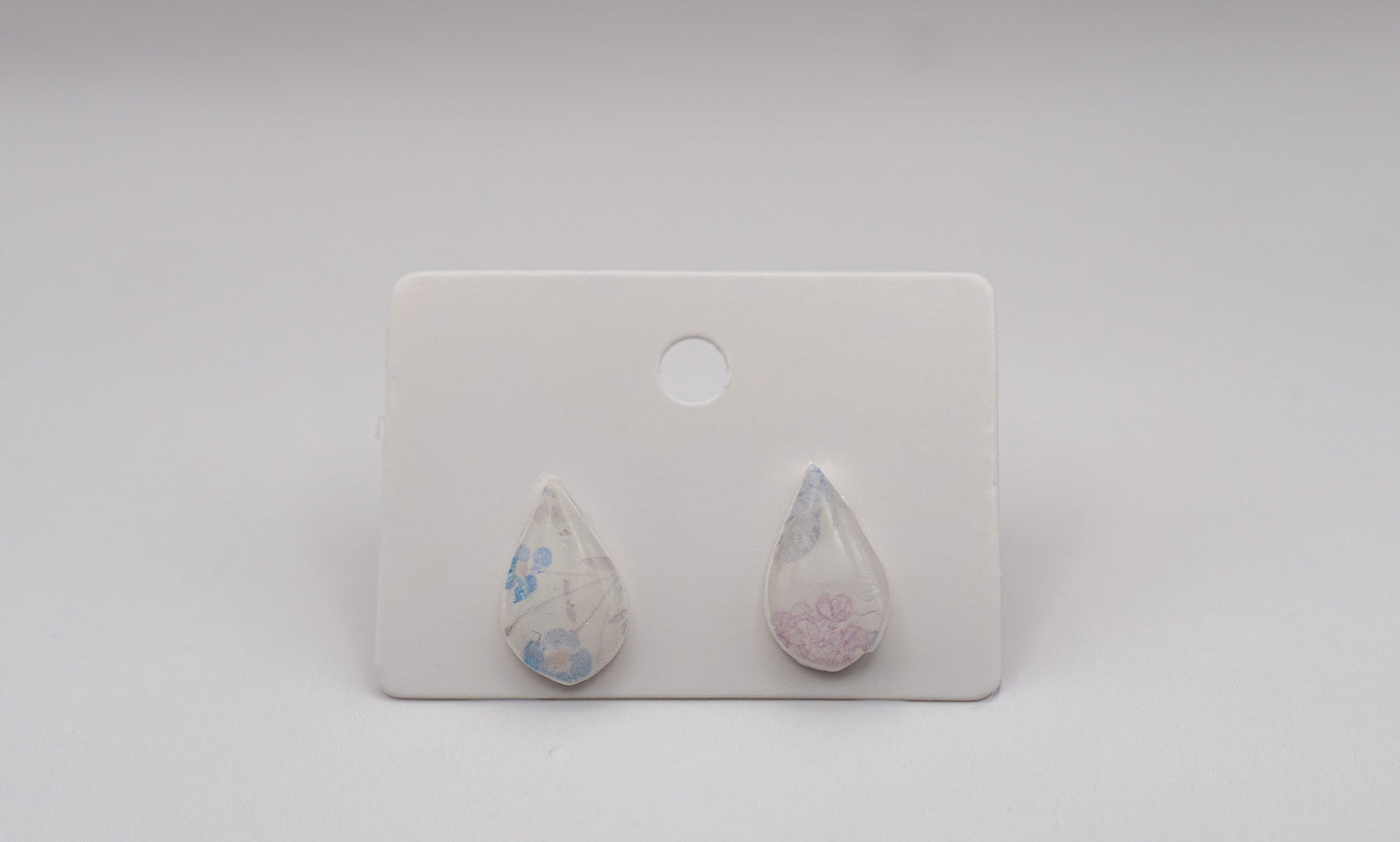 Wildflower Teardrop Stud Earrings