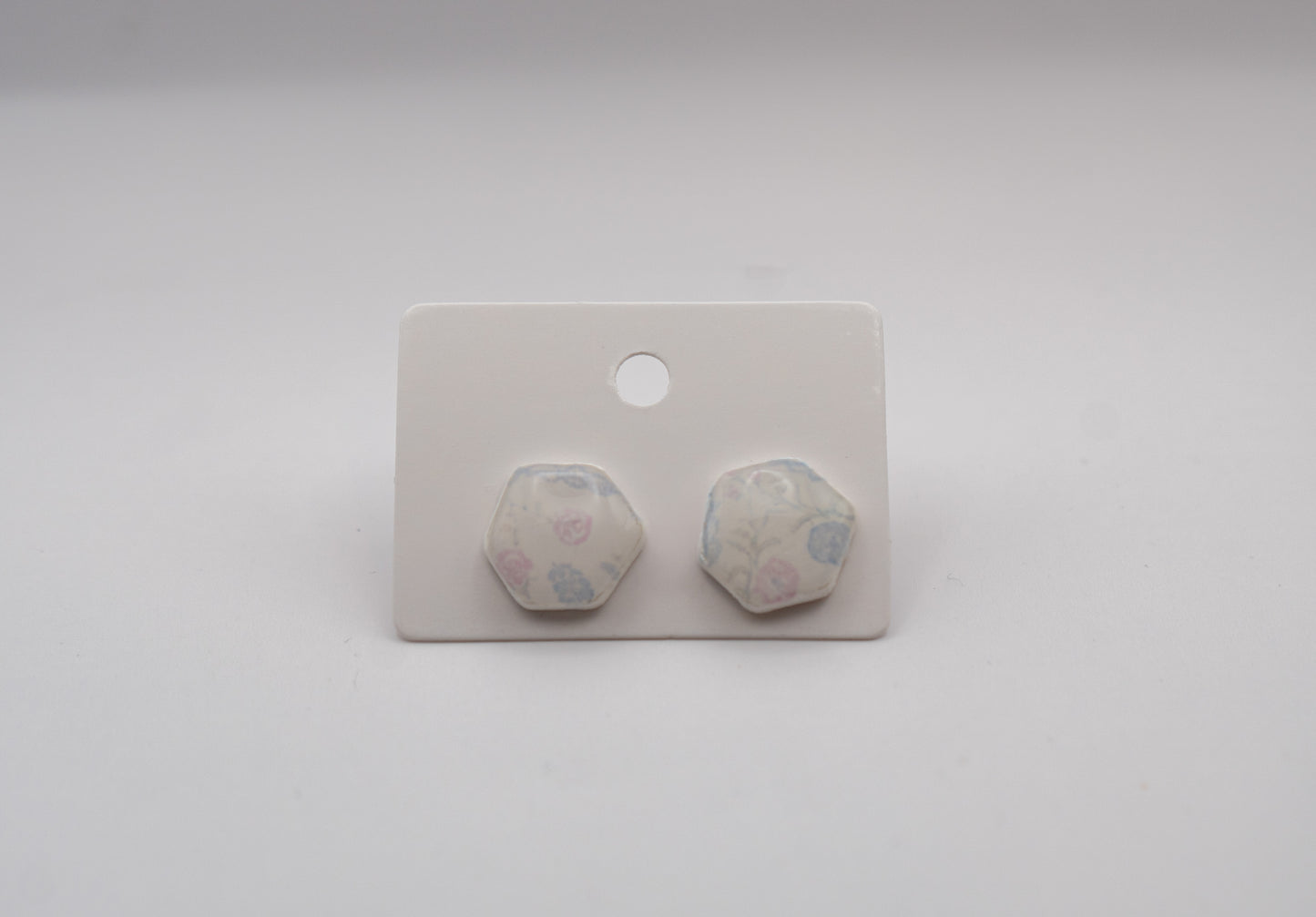 Vintage Hydrangea Stud Earrings