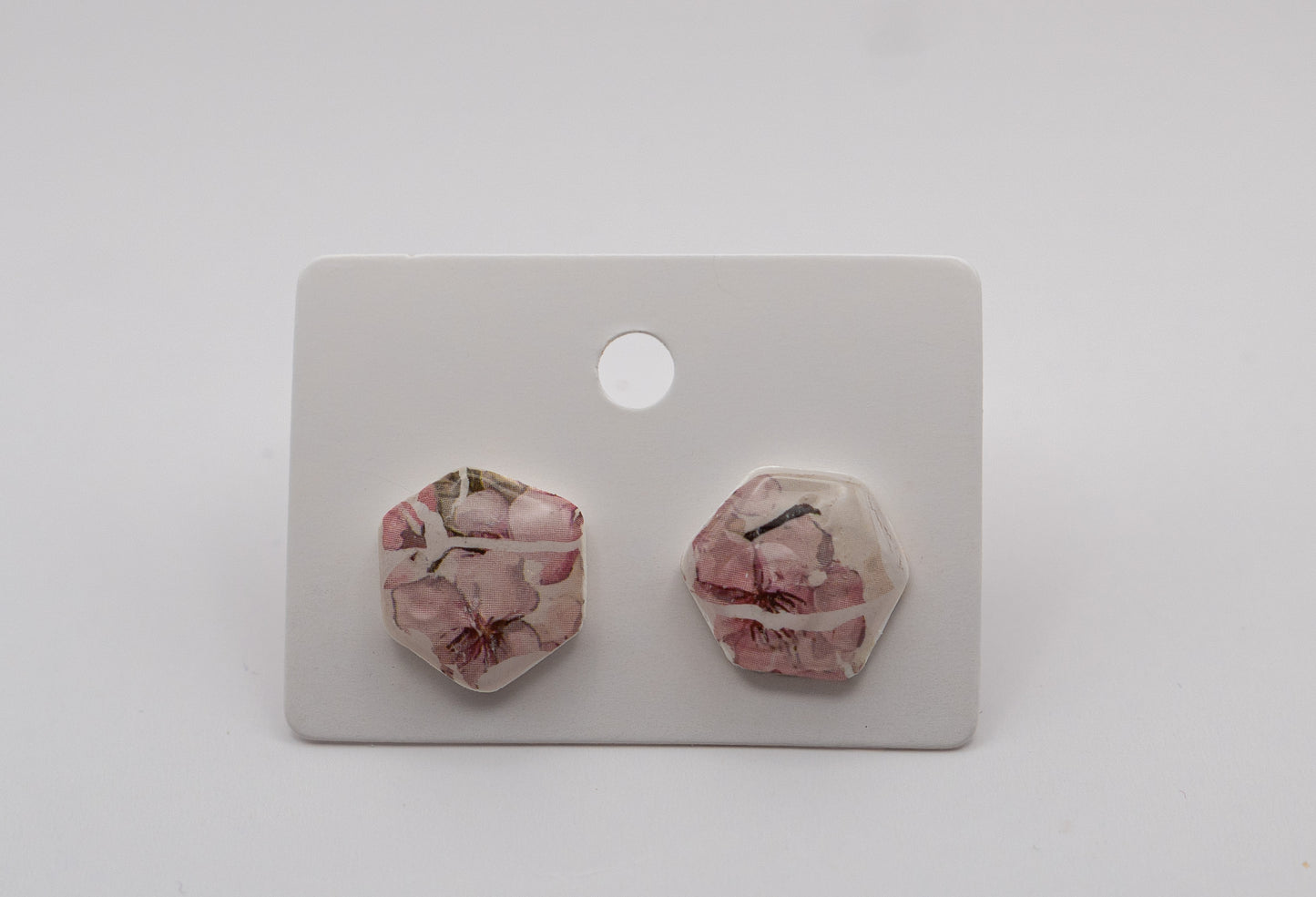 Sakura Flower Stud Earrings – 24K Gold Plated