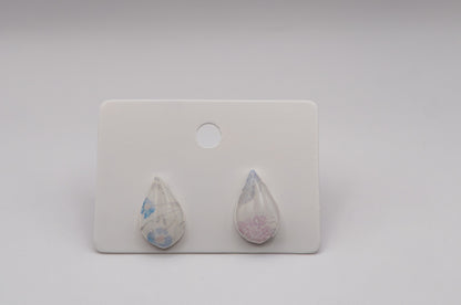 Wildflower Teardrop Stud Earrings