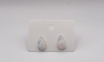 Wildflower Teardrop Stud Earrings